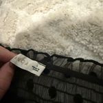 O. Vianca Chic Black Sheer Sleeve Women's Blouse Photo 2