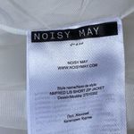 Noisy May  sherpa cream cropped boxy style  size small jacket Photo 8