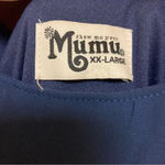 Show Me Your Mumu SMYMM Caitlin Ruffle Maxi Dress with Short Lining Size 2XL in Rich Navy Crisp Photo 4