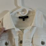 Talbots  Womens Classic Jean Trucker Jacket White Petite S Sp Photo 7