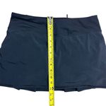 Lululemon  Women's Size 6 Black Run Pace Setter Skirt Running Gym Activewear Photo 3
