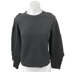 Lululemon Black Criss Cross Lace Up Sleeve Pullover Sweater Sweatshirt Top Sz 8 Photo 0