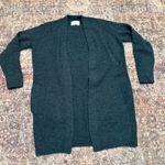 Samsøe Samsøe Nor Cardigan Sea Moss Mel XXS Oversized Knit Alpaca Merino Wool Green Photo 2