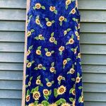 Vintage 90’s LA CERA blue sunflower maxi dress size/M Size M Photo 0