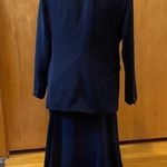 Koret 3 piece suit dress, skirt size 10, shirt and blazer size 8 Blue Photo 6