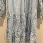 Area Stars Eyelet Trim Dress Size S Blue Photo 9
