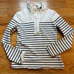 Joules striped quarter zip pullover size 2 Photo 0