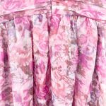Lulus NWT Glam Party Garden Romance Magenta Floral Print Organza Maxi Dress XL Photo 12