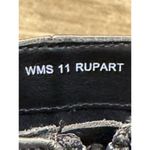 Dolce Vita Rupart Wedge Boot Black Faux Leather Side Zip Size 11 Square Toe Photo 6