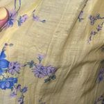 Love Shack Fancy Yellow Blue Floral Silk Blend Long Sleeve Ross Short Mini Dress 8 Photo 11