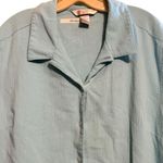 Vintage Napa Valley Woman Embroidered Shirt Blue Size 2X Photo 1