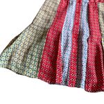 Alice + Olivia Abelia Button-Down Mini Dress Colorful Retro Style Patch Size 0 Photo 4