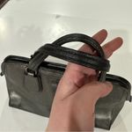 Coach  Nolita Gunmetal‎ Leather Metallic Satchel Shoulder Bag Photo 2