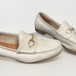 Born Women's Ardsley Preppy Loafer Leather White 8.5 Business Casual Officewear Size 7.5 Photo 0