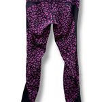Lululemon  Drop It Like It's Hot Tights in Mini Cherry Cheetah Ultra Violet Sz 10 Photo 5