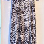 Top Shop pantsuit. Animal print, Size 0, short sleeves, black and white. Photo 0