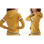 True Religion Women's Collegiate Zip Hoodie size S Gold Photo 9