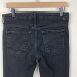 Mother High Waisted Looker Jeans A Model Spy Black Denim Slim Leg Womens Size 28 Photo 7