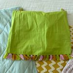 Anthropologie Lime Green Dress With Tassels Photo 3
