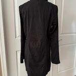 Frame Cotton Snap Closure Black Shirt Dress Photo 6