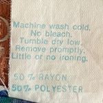 Vintage Dress Small Tropical Retro Swing 80s does 50s Vacation Cruise Pinup Boho Yellow Photo 10