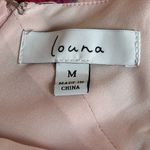 Louna multicolor floral, long puff sleeve, cutout waist mini dress romantic med. Pink Photo 12