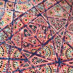 Artisan NY Floral Abstract Geometric Boho Paisley Print Style Blouse Photo 6