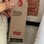 Levi's Original Trucker Jacket Denim Sherpa Size: S Photo 9