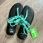 Sanuk NWT  Women’s Yoga Sunshine Sandal Sea Foam Size 9 Photo 1