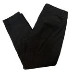Banana Republic | Sloan Black Skinny Ankle Trouser Black Slacks Size 6 Photo 8