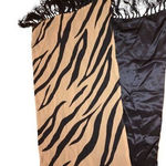 Liz Claiborne Silk Scarf Animal Print With Tassel NWT 100% silk Photo 0