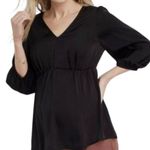 Isabel & Ingrid maternity black top Size M Photo 0