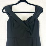 Lulus Song Of Love Off The Shoulder Maxi Dress Gown in Black Size Medium NWT Photo 5