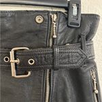 Vintage Black Leather High Photo 2
