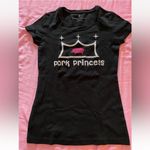 Banana Republic  Womens’s Tee Tshirt Size Small Black Glittery Basic Photo 2