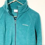 Columbia Womens Medium Green Fleece Full Zip Up Jacket Photo 1