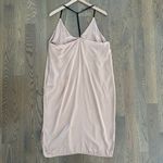 Lunya Washable Silk Slip Dress Light Otium Tan and Immersed Black Extra Large Photo 8