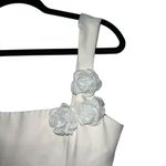 Elliatt  Trompe Floral Appliqué Mini Dress In Ivory Photo 6