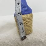 Ralph Lauren Linen Espadrille Wedges Blue Size 6 Photo 6