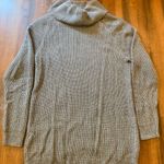 Christopher & Banks  sweater women’s medium gray long sleeve knit cowl neck Photo 5