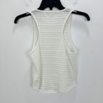 Madewell  Crochet Knit Cutaway Tank Cropped Lighthouse Cotton Blend Cream XS NWT Photo 8