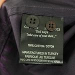 Ted Baker  London Button Up Dress Shirt Size LARGE 12 Purple Tonal Floral‎ Photo 8