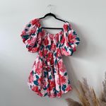 TALULAH  floral puff sleeve‎ tutu mini dress women’s size M Photo 3