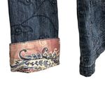 Alfred Dunner  Women's Embroidered Denim Jacket Size 10 Blue Floral Photo 6