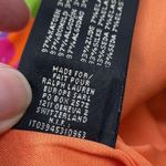 Ralph Lauren black label orange tropical floral silk pencil skirt, size 6 Photo 8