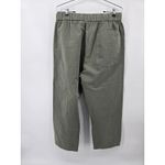 Citizens of Humanity  Green Cropped Wide Leg Pants Elastic Waist Drawstring Large Photo 3