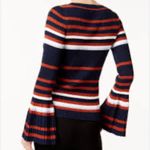 Bar III Bell Sleeve Striped Ribbed Sweater size Medium Photo 1