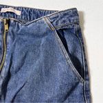 ZARA  Trafaluc Dark Wash Denim Mini Skirt Photo 2