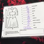 Ralph Lauren  LRL Womens Dress 14 Red Dark Floral Cocktail‎ Evening Party Photo 10