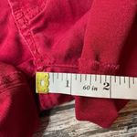 No Boundaries NoBo Mid Rise Skinny Cutoff Cut Off Cuffed Jean Shorts Deep Dark Red 1 Buttons Photo 8